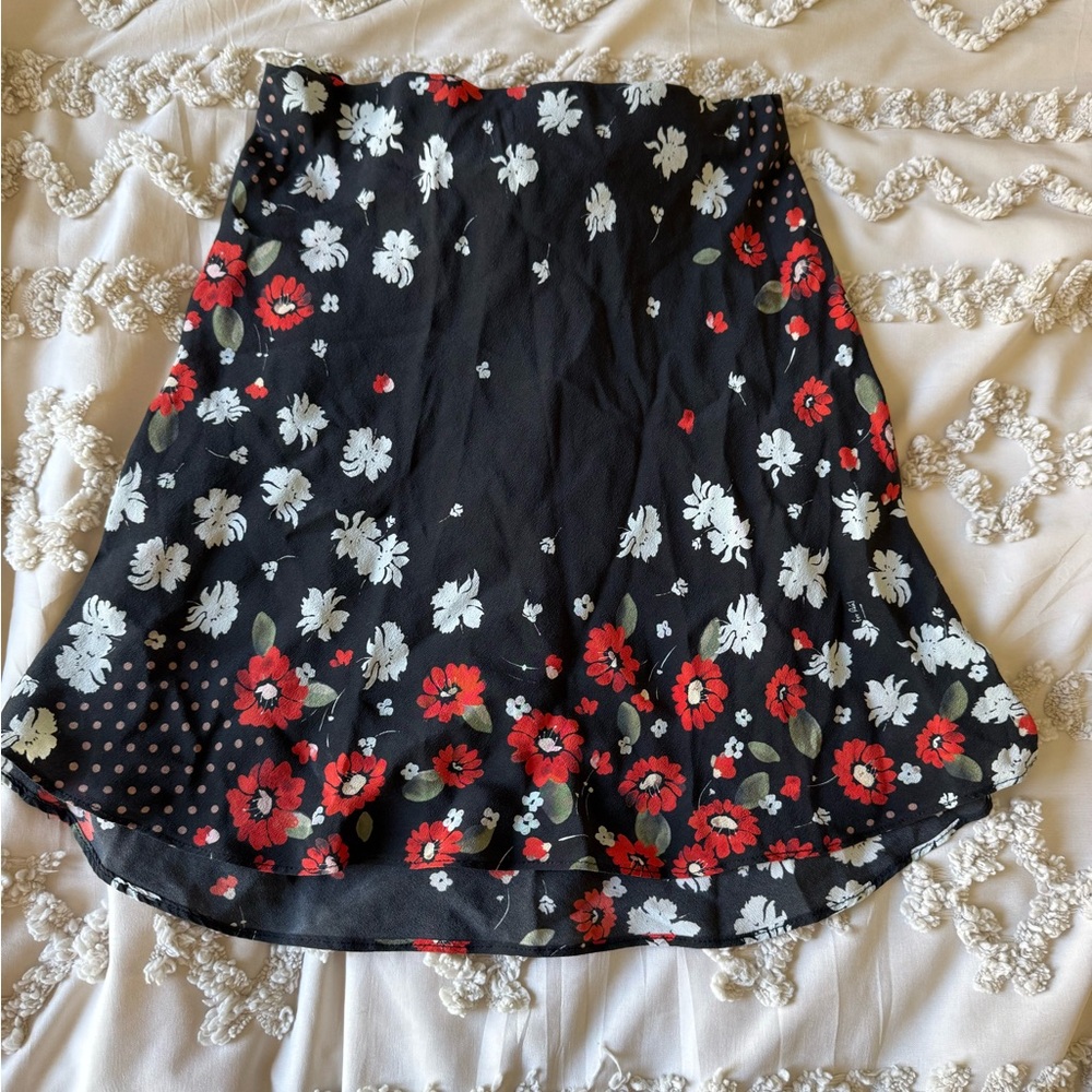 Realisation Par Floral Black Skirt
